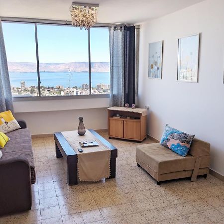 1Bdrm Apt With Panoramic View Of Sea And Mountains 提比里亞 外观 照片