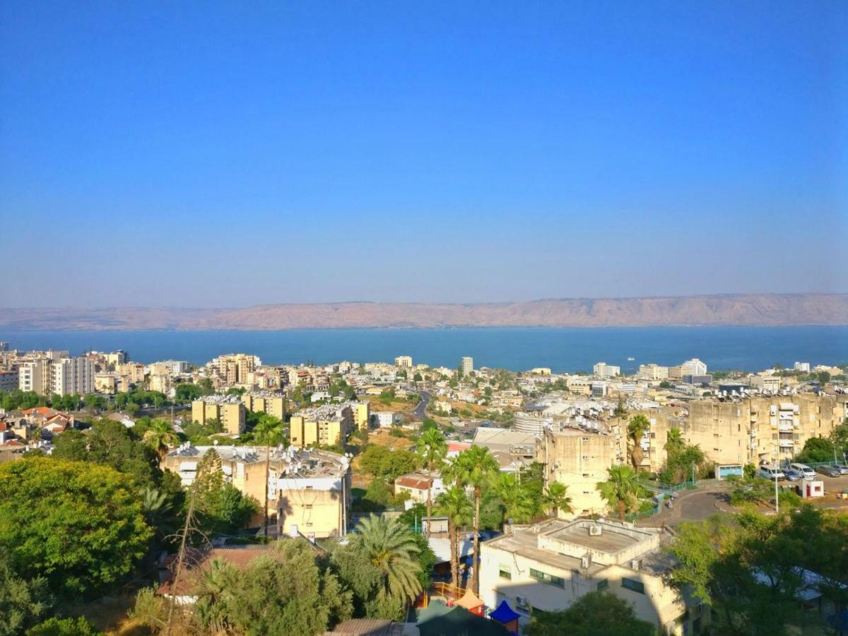 1Bdrm Apt With Panoramic View Of Sea And Mountains 提比里亞 外观 照片